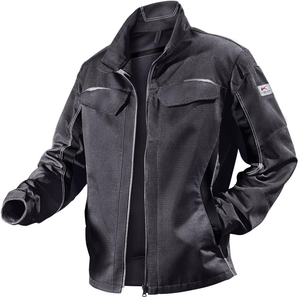 Jacke PULSSCHLAG, Gr. 50, anthrazit/schwarz