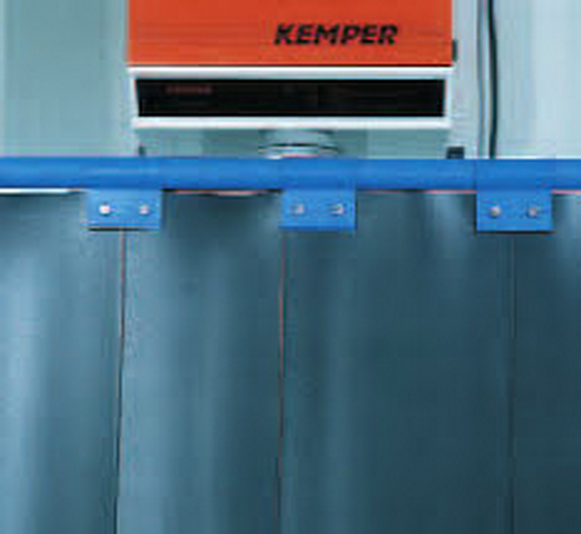 Kemper Schneiden und Lochen von Schweißerschutzlamellen 100 % Überlappung
