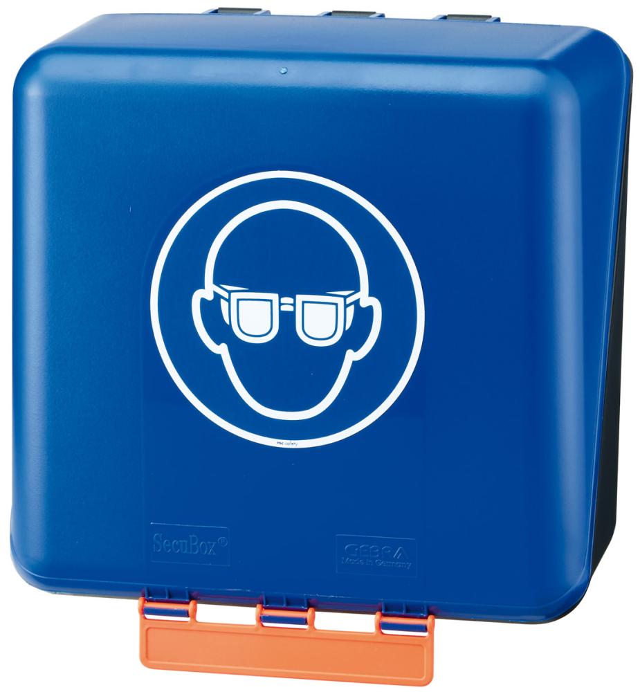 Aufb.Box SECU Midi Standard, für Augenschutz, blau