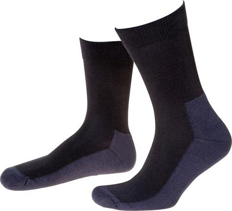 Funktionssocke Dunova, Gr. 45-47, schwarz/blau, FORTIS