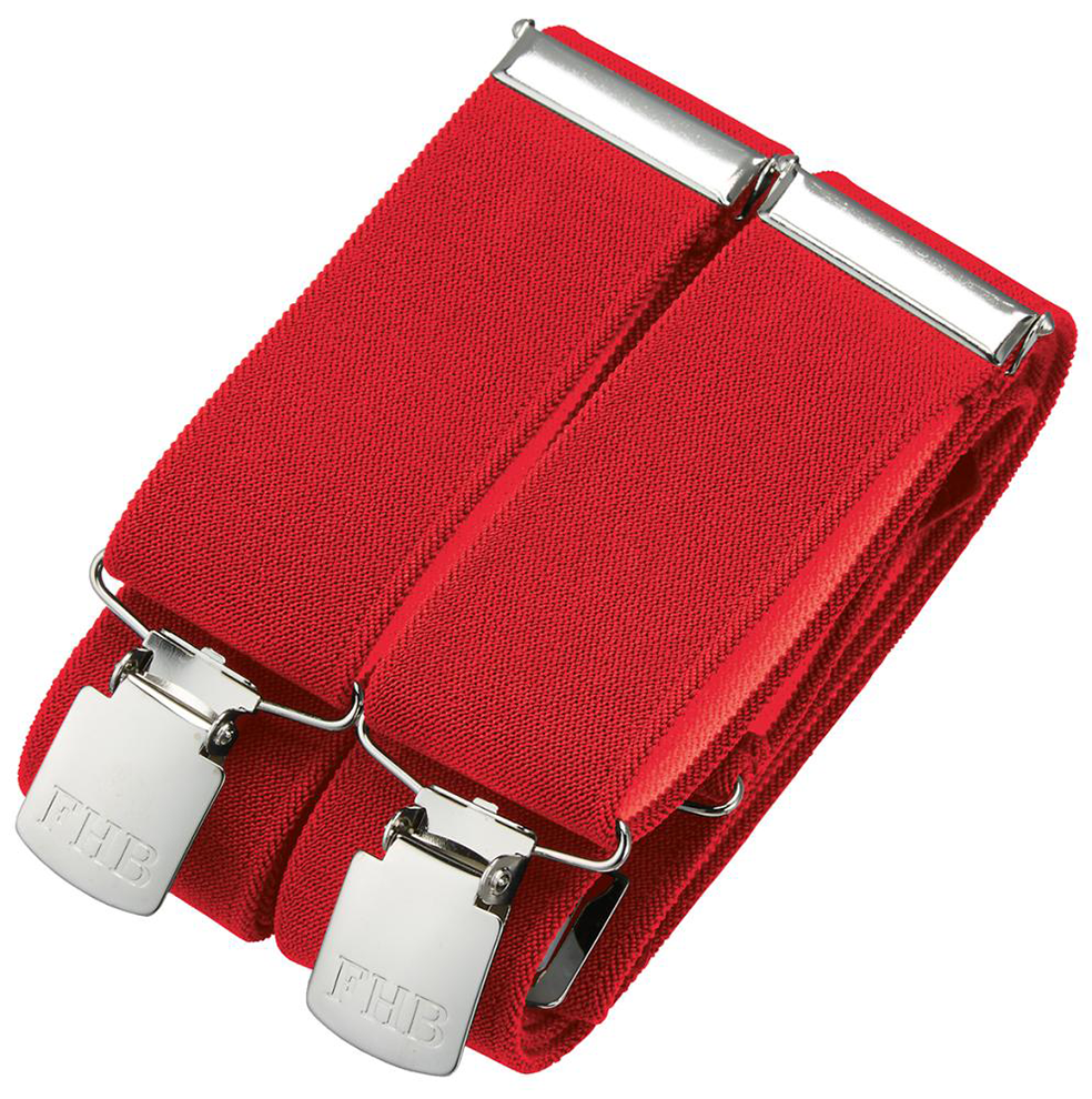 Hosenträger ACHIM, rot, Gr. 120 cm