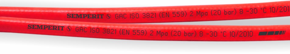 Schlauchgarnitur Ø 16 mm Azetylen/Sauerstoff 20 m