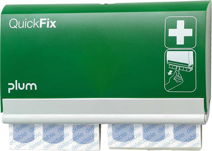 Pflasterspender QuickFix, incl.90 Str., blau