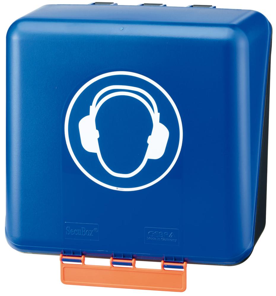 Aufb.Box SECU Midi Standard, für Gehörschutz, blau