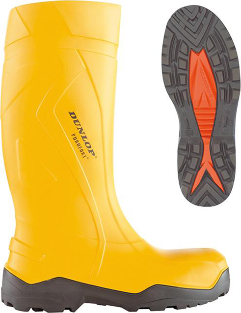Stiefel Purofort+, S5 , Gr. 41, gelb