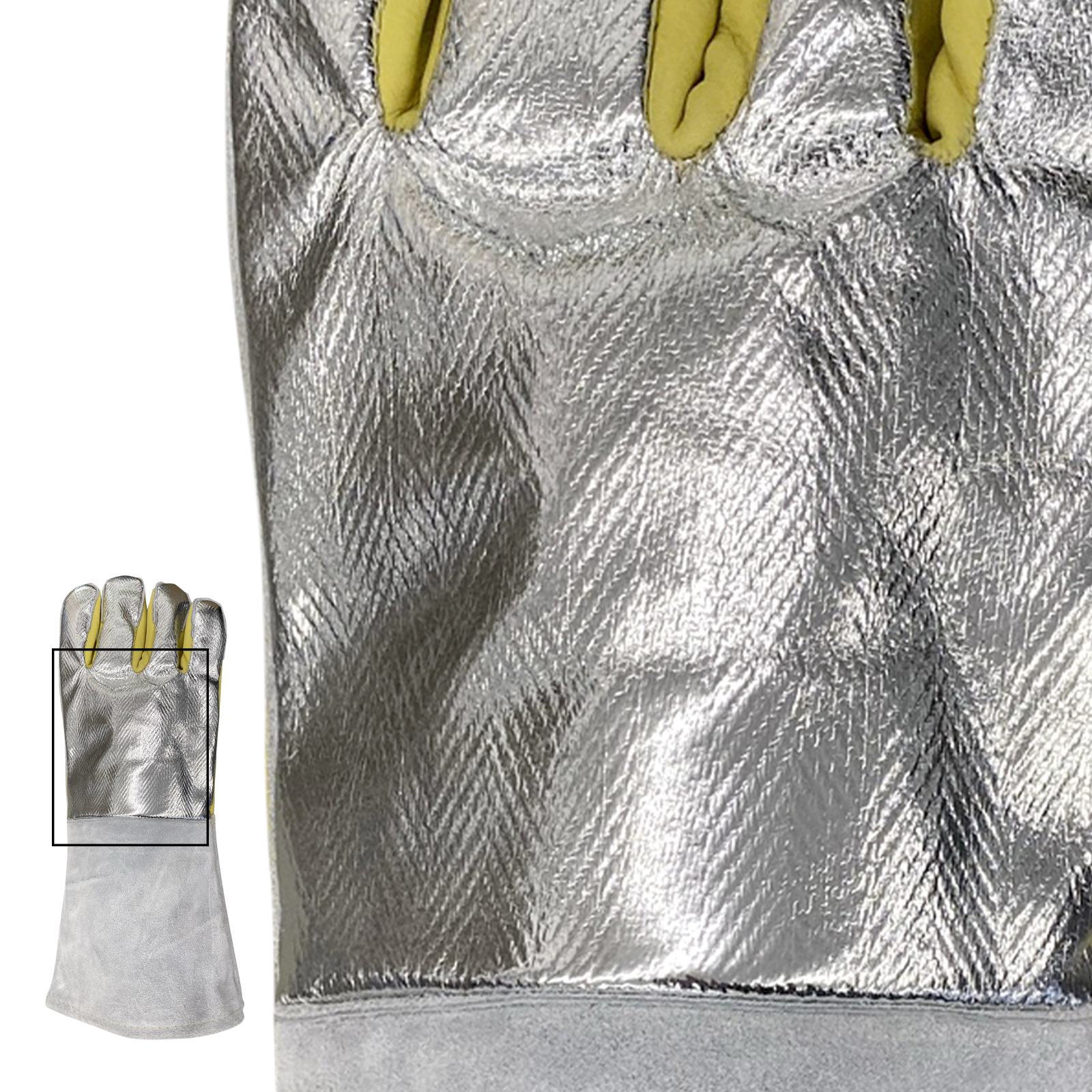 MIG/MAG-Handschuhe Comfoflex L alubeschichtet