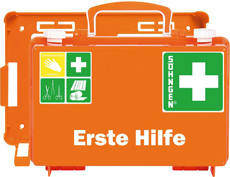 Erste-Hilfe-Koffer Quick Inh. Standard, DIN13157, orange Erste-Hilfe-Koffer Quick Inh. Standard, DIN13157, orange
