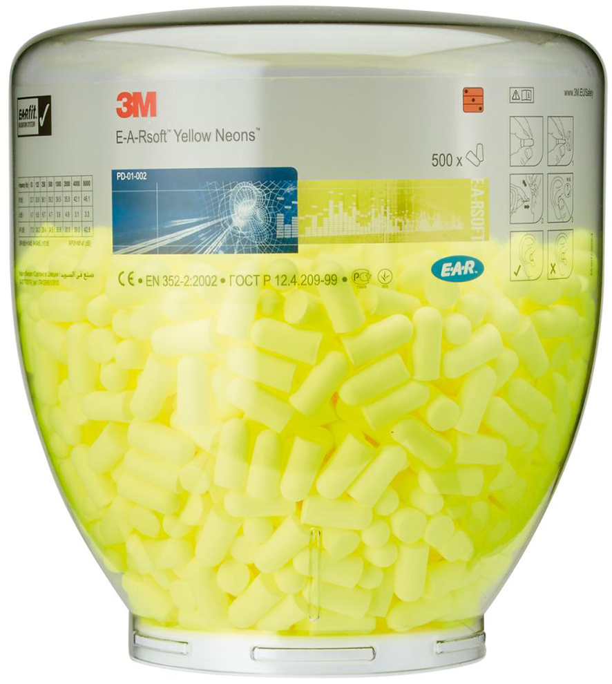 3M™ Refill-Aufsatz EAR Soft Yel.Neons (a 500 Paar)