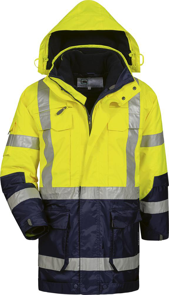 Warnparka Jekyll, Gr. M, gelb/blau