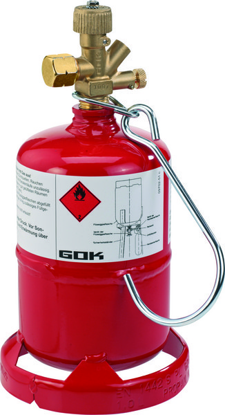 Kleinstflasche für Lötgeräte mit Fuß 425 g