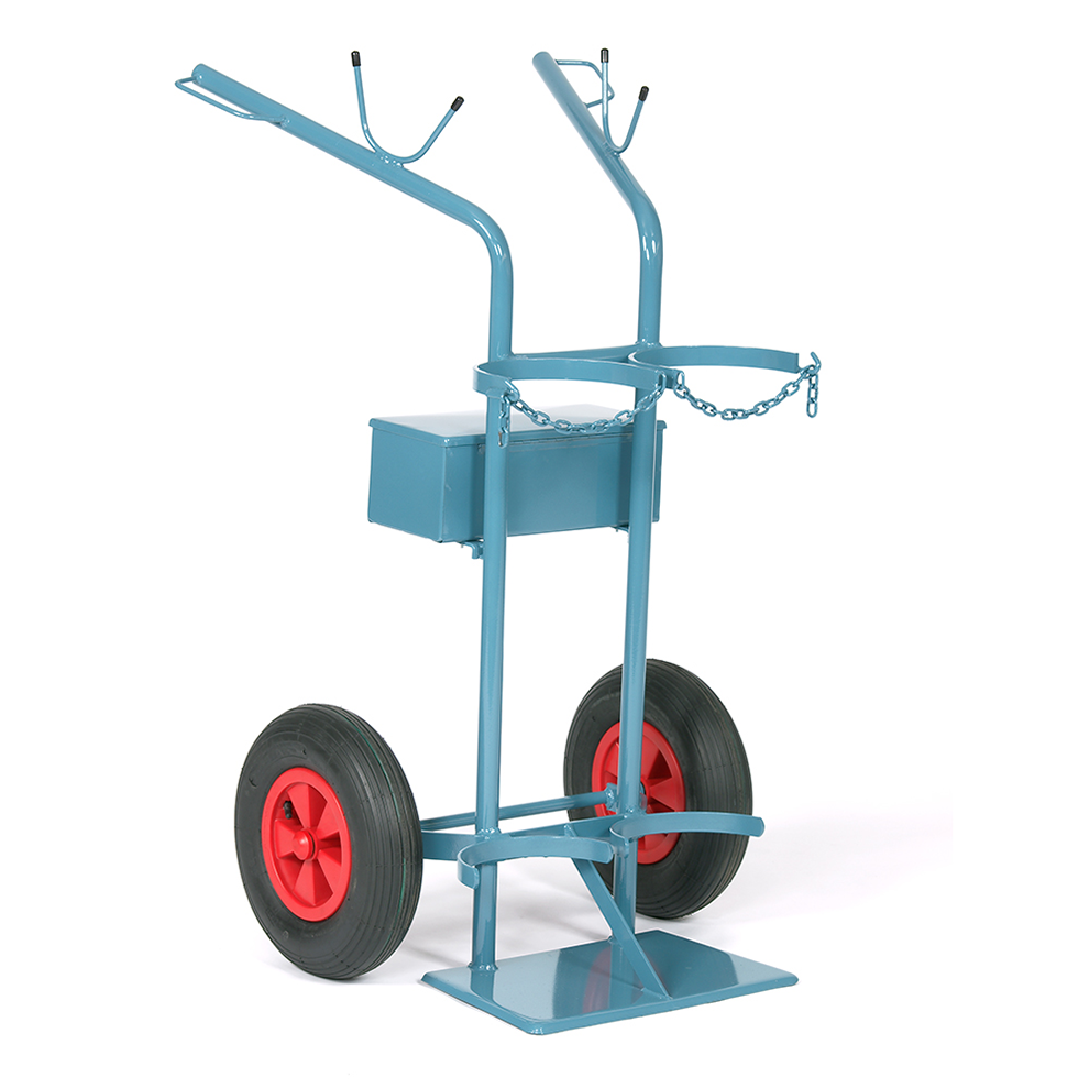 Stahlflaschenwagen für 2 Flaschen, 2 x 33 kg Propan