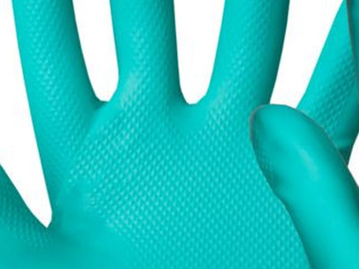 Nitril Green Chemikalienschutzhandschuh Typ A aus Nitril Gr. 9