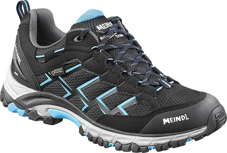 Sportschuh 3825-01, Gr. 7, schwarz/azur