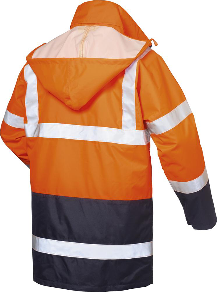 Warnparka Travis, Gr. M, orange/ marine