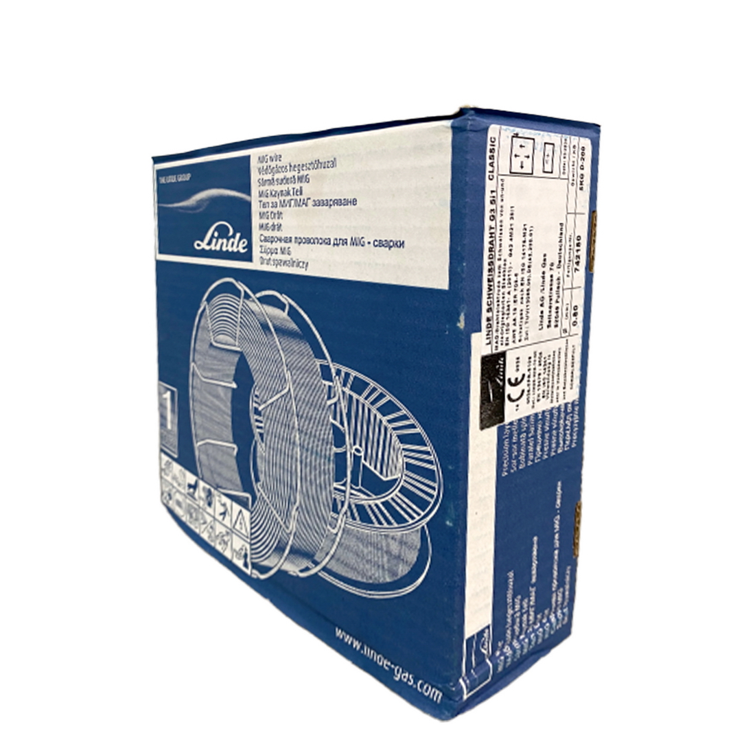 Drahtelektrode SG2 G3Si1 - 5 kg Spule Ø 1,0 mm D200 - TÜV/ DB Zulassung