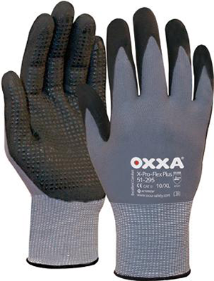 Handschuh Oxxa X-Pro-Flex Plus NFT, Gr. 10, schwarz