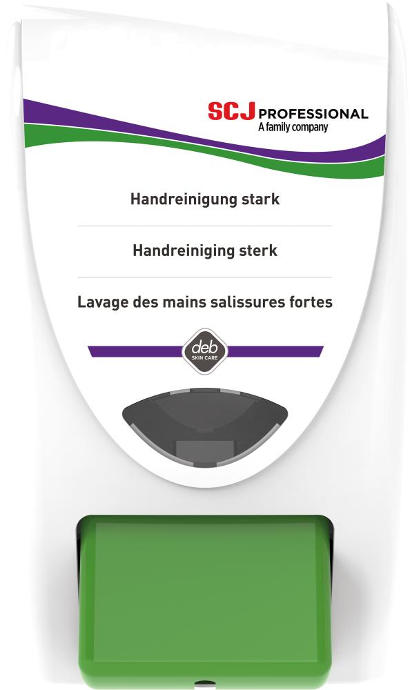 PROLINE Kunststoffwand Spender f. 2 l Kartuschen Hautreinigung Stark DE DSS-DE Spendersysteme(PR)