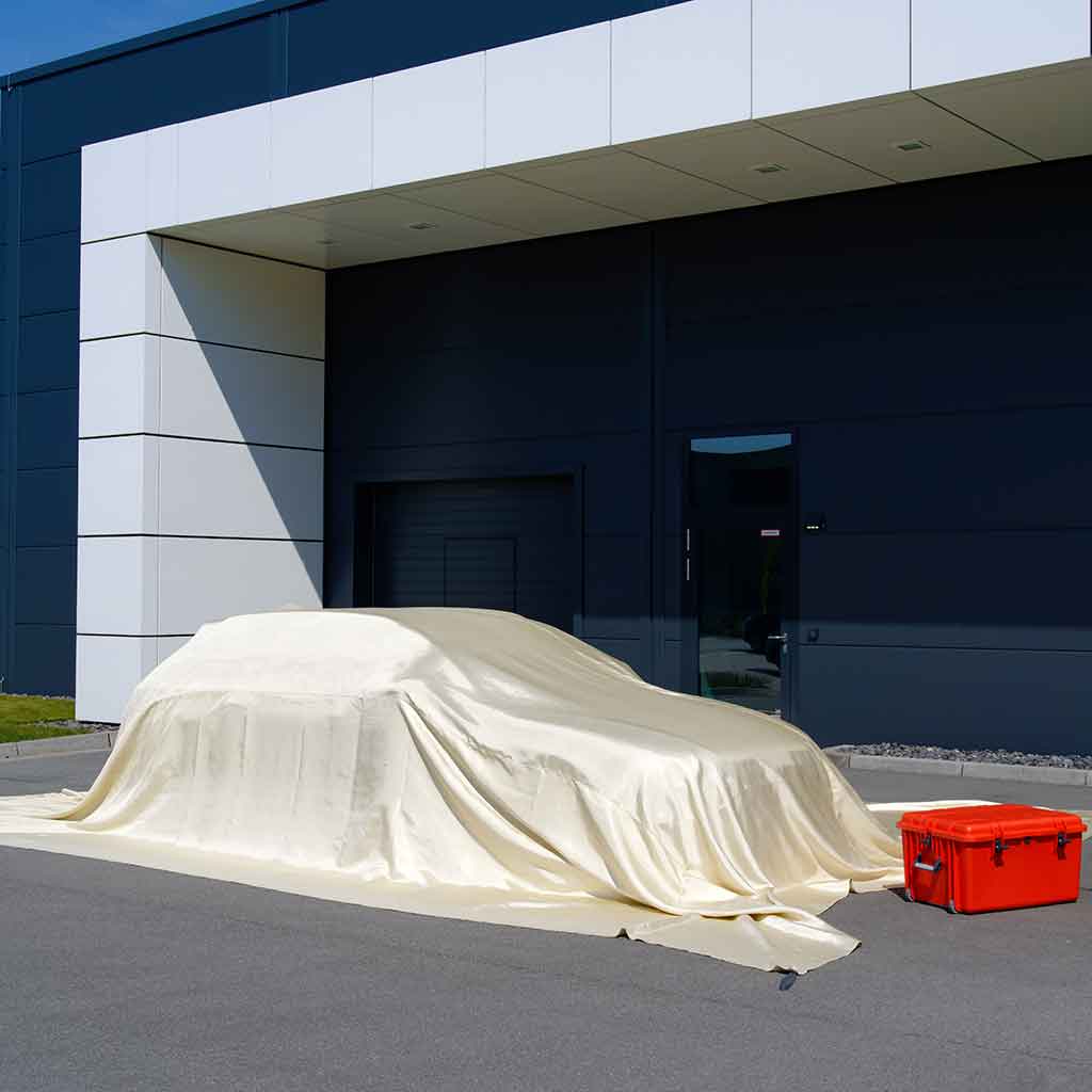 Brandbegrenzung BS-Set-3040-T mit Schutzkoffer 3 x 4 m
