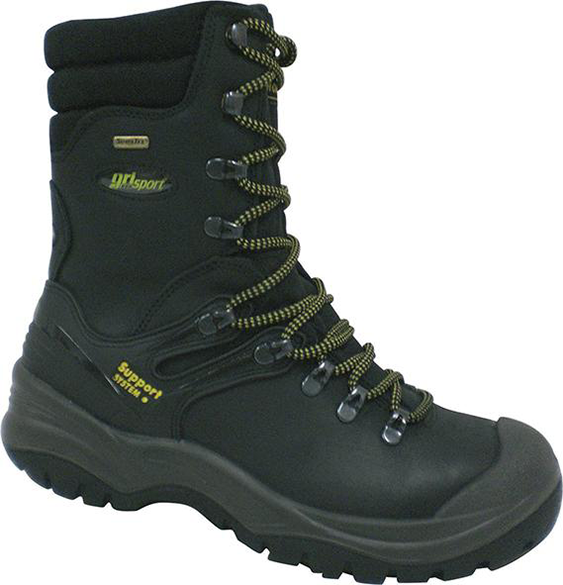 Winterschnürstiefel Stromboli, S3, Gr. 45, schwarz