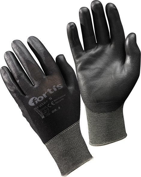 Strickhandschuh Fitter und Fitter S (PU/Polyester)