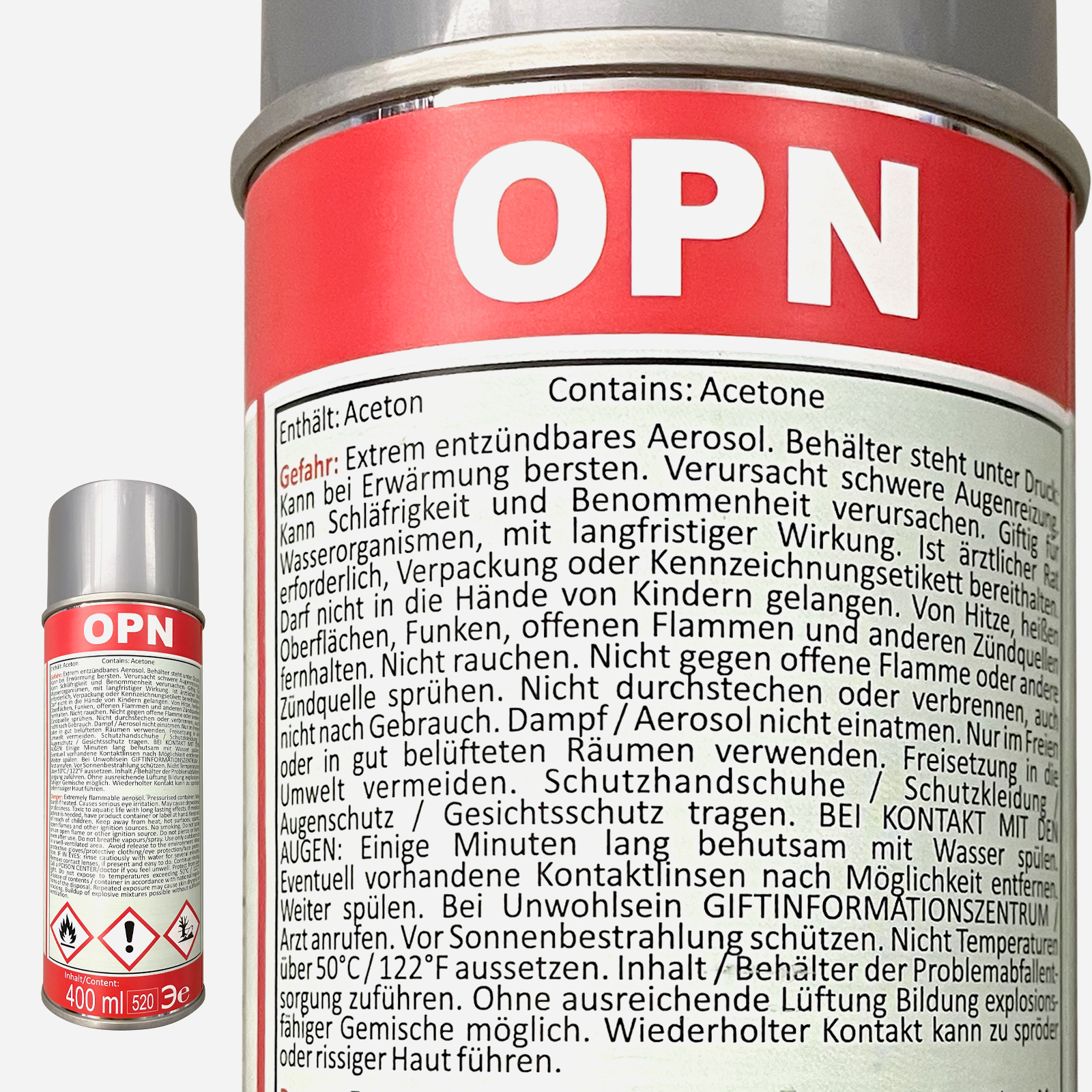 OPN Zinkspray zinkgrau Zinkgrund 400 ml