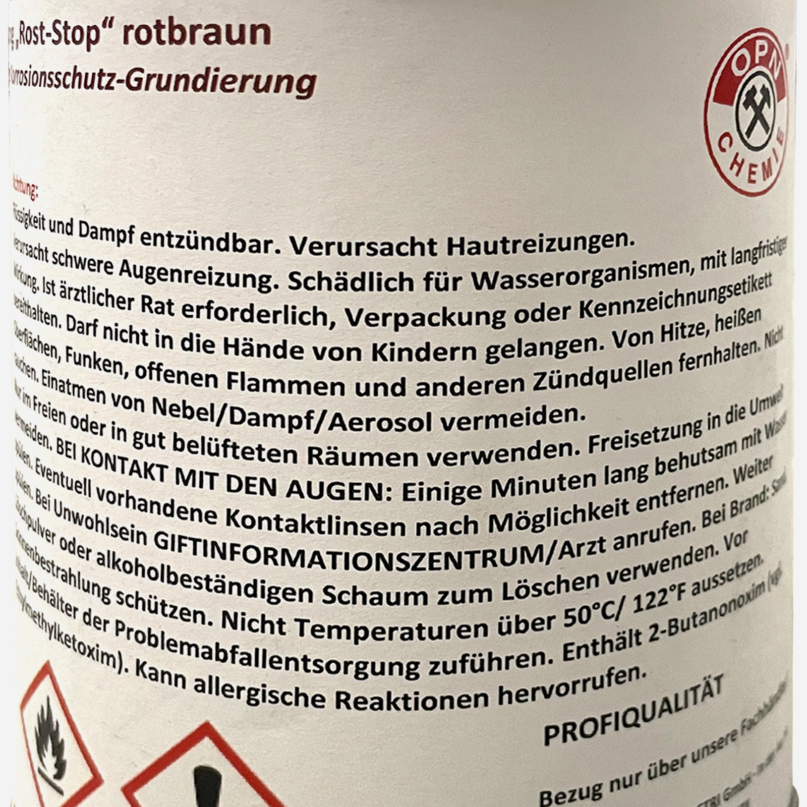 OPN Langzeit-Grundierung Rost-Stop rotbraun 2,5 Liter