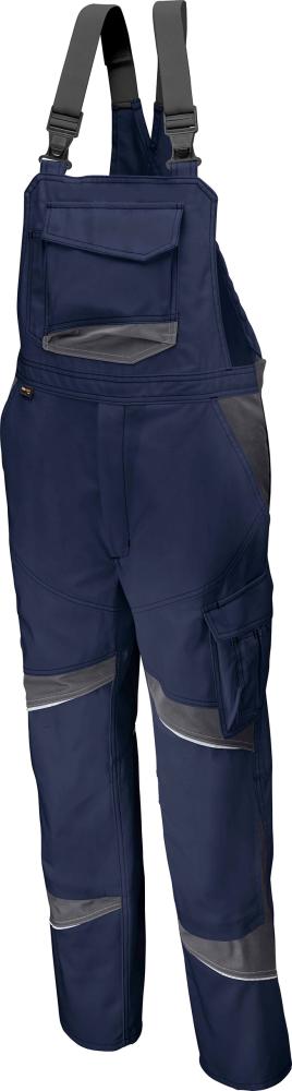 Latzhose ACTIVIQ high, Gr. 60, dkl.blau/anthrazit