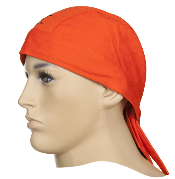 Kopfschutz Doo-Rag orange
