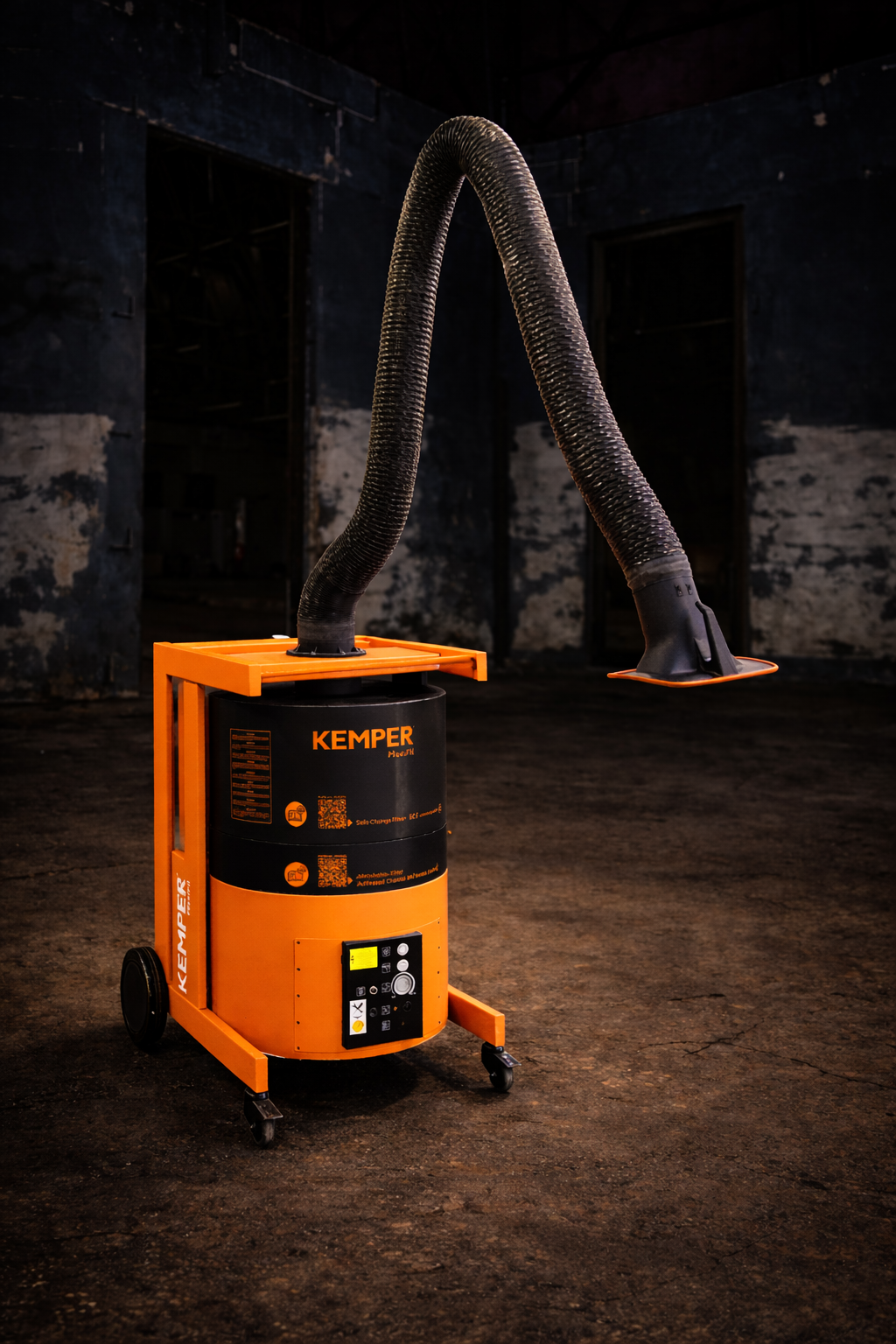 Kemper MaxiFil AK Absauggerät, Rohrausführung 4 m Arm
