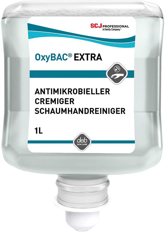 OxyBac® Extra FOAM Wash Schaumhandreiniger 1 l Kartusche Antimikrobielle Handrein.