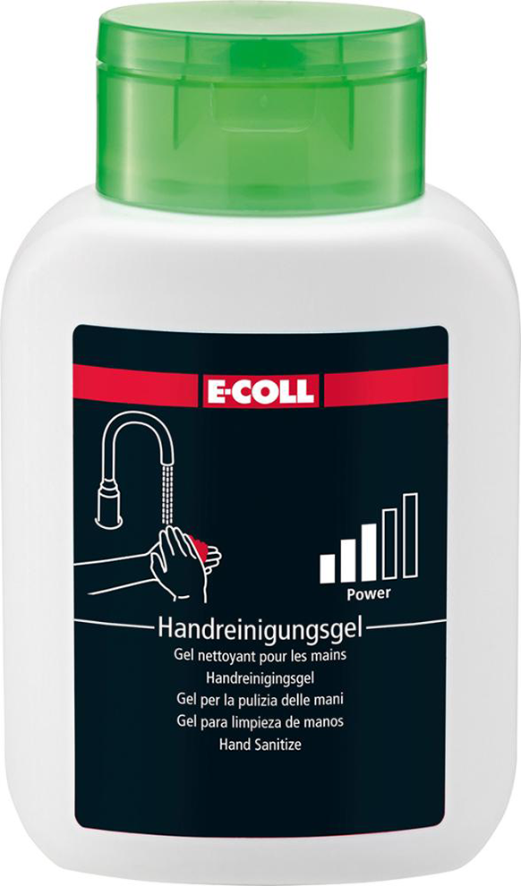 Handreinigungsgel 250 ml Flasche E-COLL