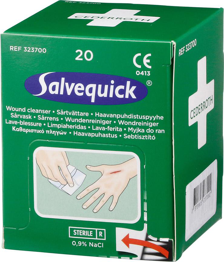 Salvequick Wundreiniger 20 Stück./Box