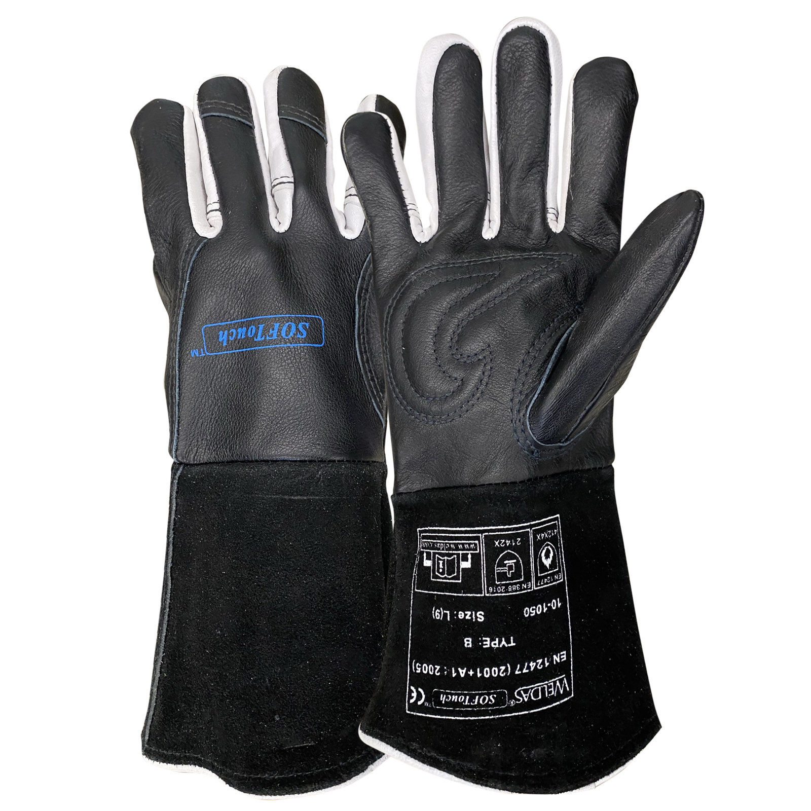 WIG-Handschuhe SOFTouch black L