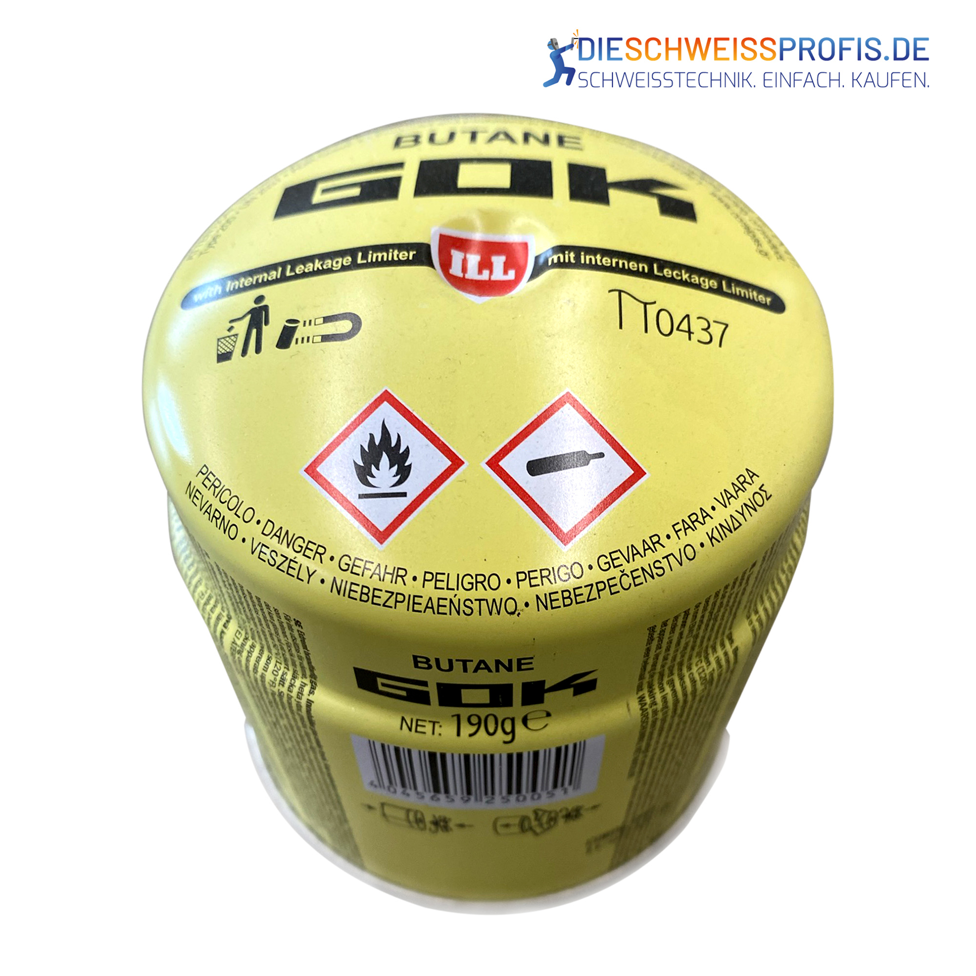 Gas-Kartusche 190 g Butan Gas-Kartusche 190 g Butan