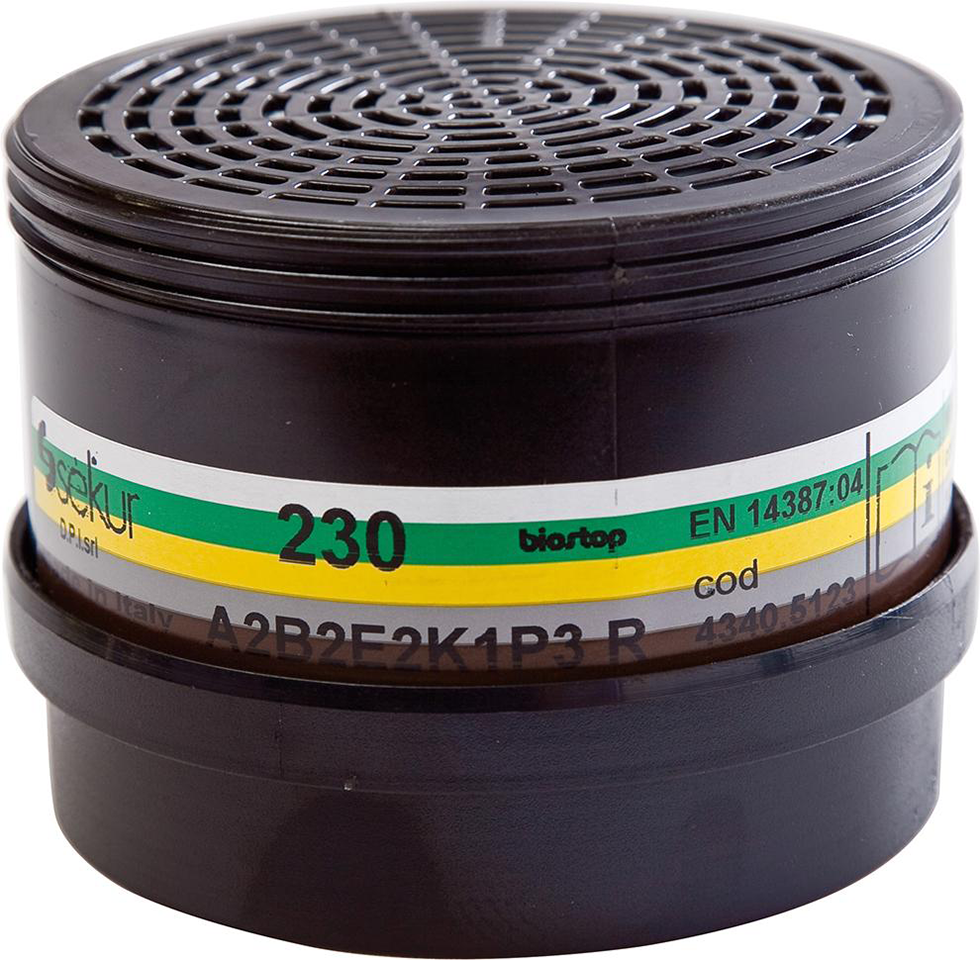 Filter 230A2B2E2K1P3R D f.Polimask 230 (Pck. A 1 St)