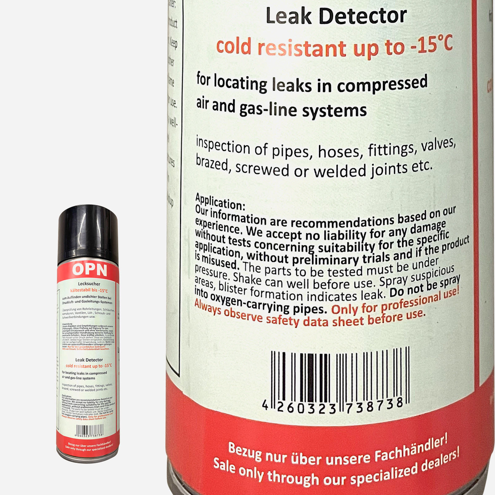 OPN Lecksucherspray kältestabil -15°C 400 ml