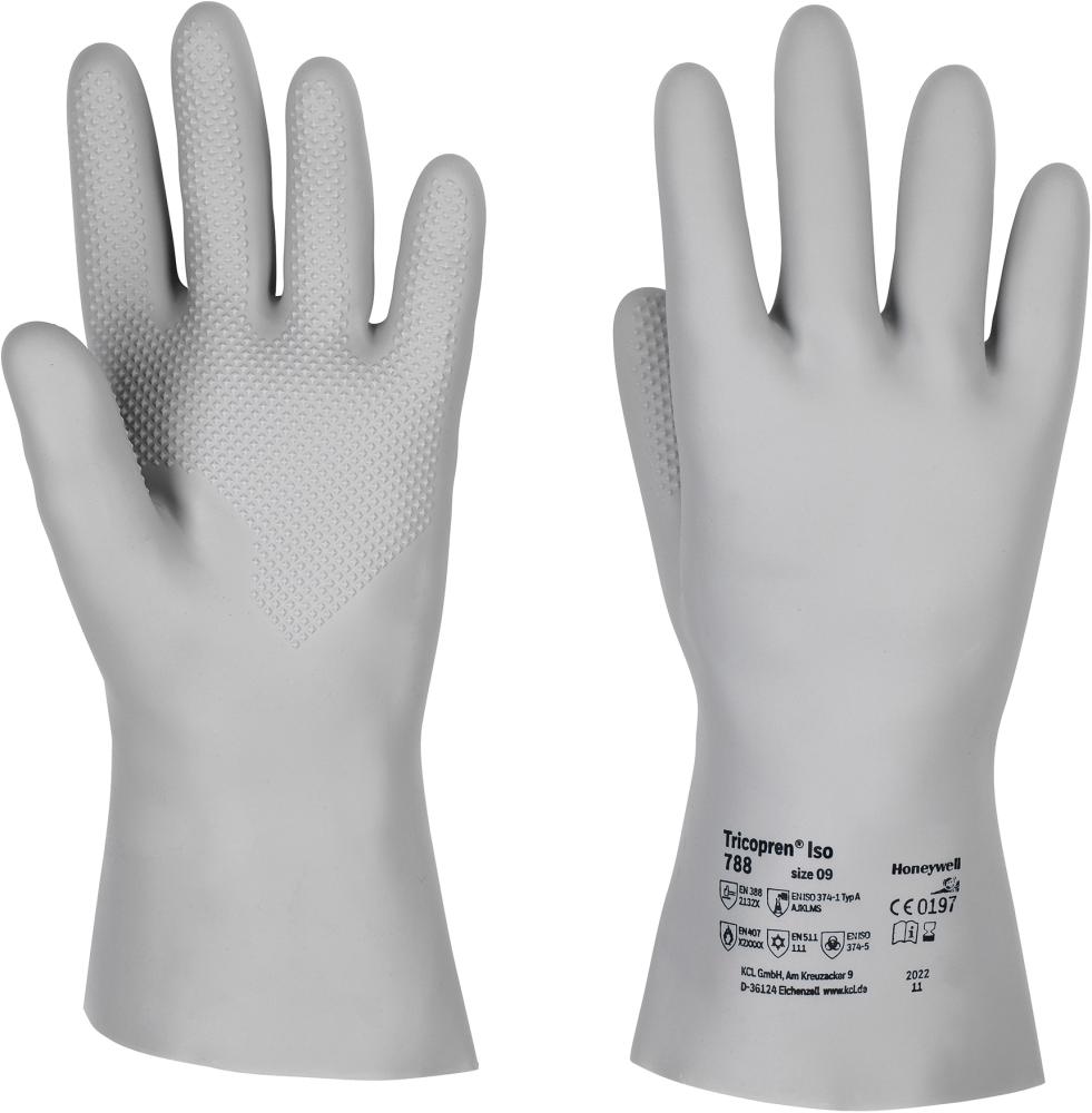 Chemikalienschutzhandschuh Tricopren® ISO 788