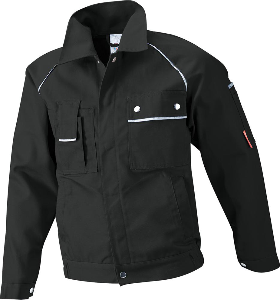 Bundjacke, Canvas, 320g/qm, Gr. 48, schwarz