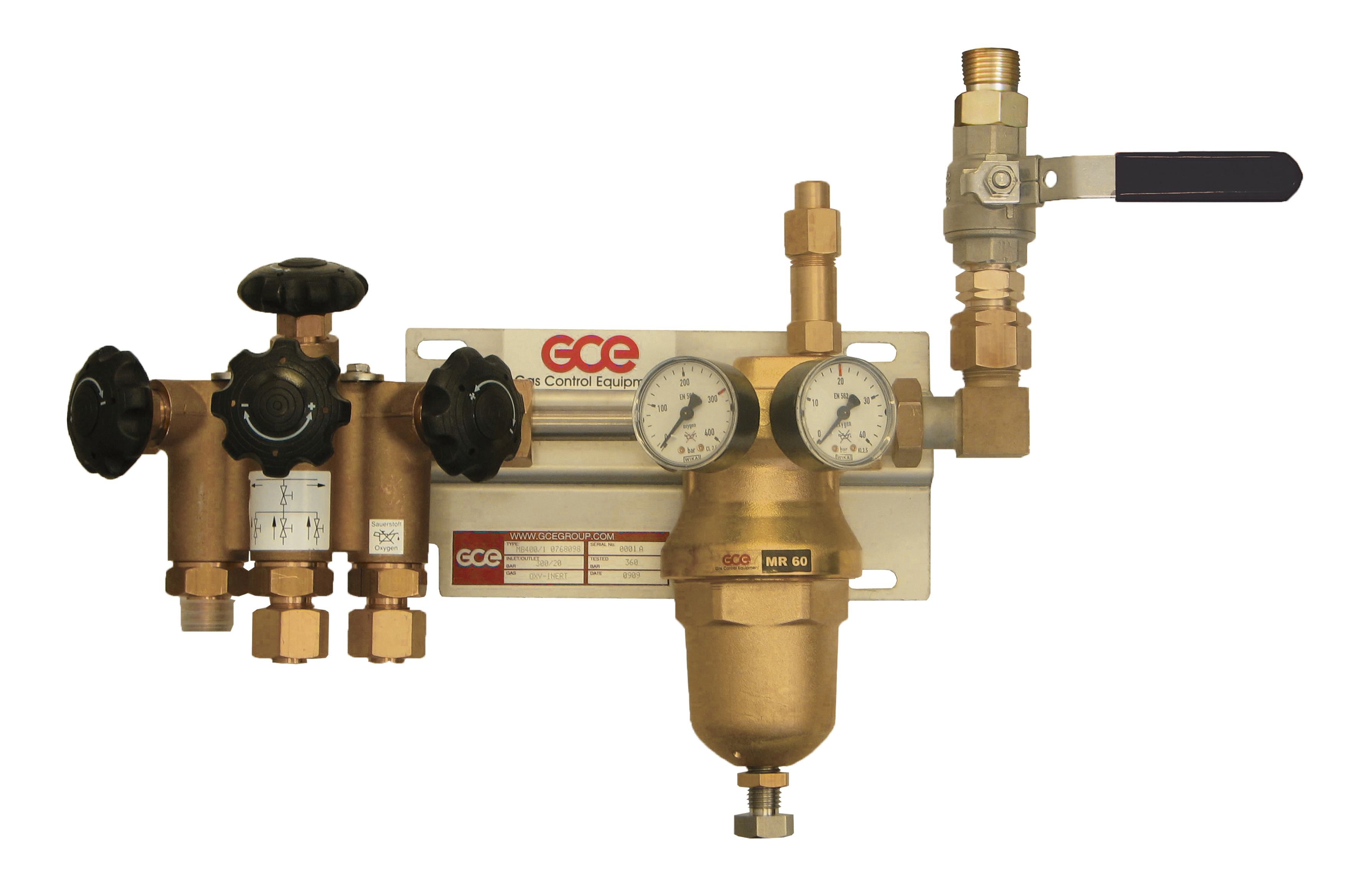 Druckregelstation MB400 300/20 bar Wasserstoff, Inertgas - SONDERANFERTIGUNG, nach Par. 312g Abs 2 Nr.1 BGB kein Umtausch oder Widerrufsrecht