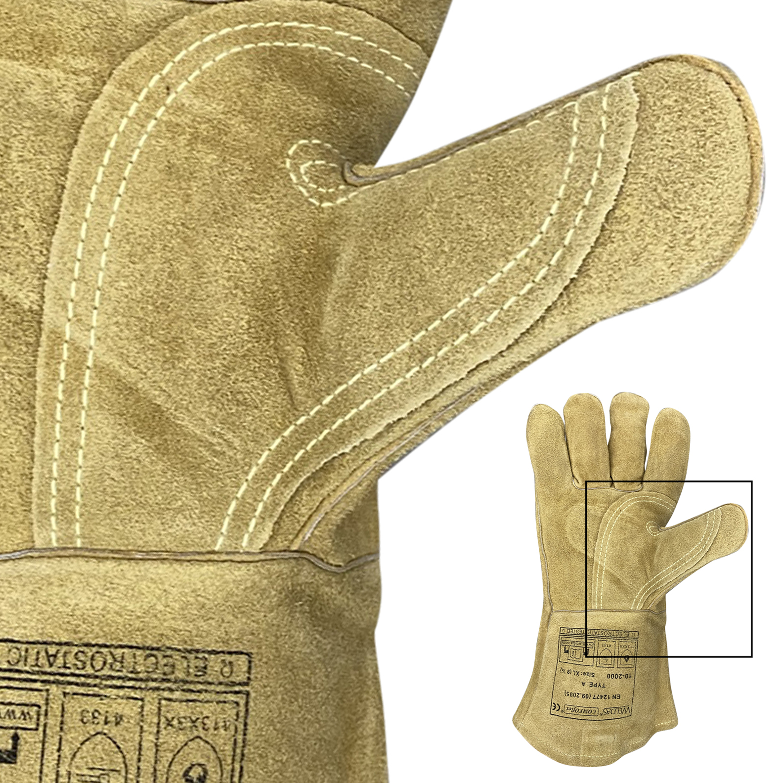 MIG/MAG-Handschuhe COMFOflex L
