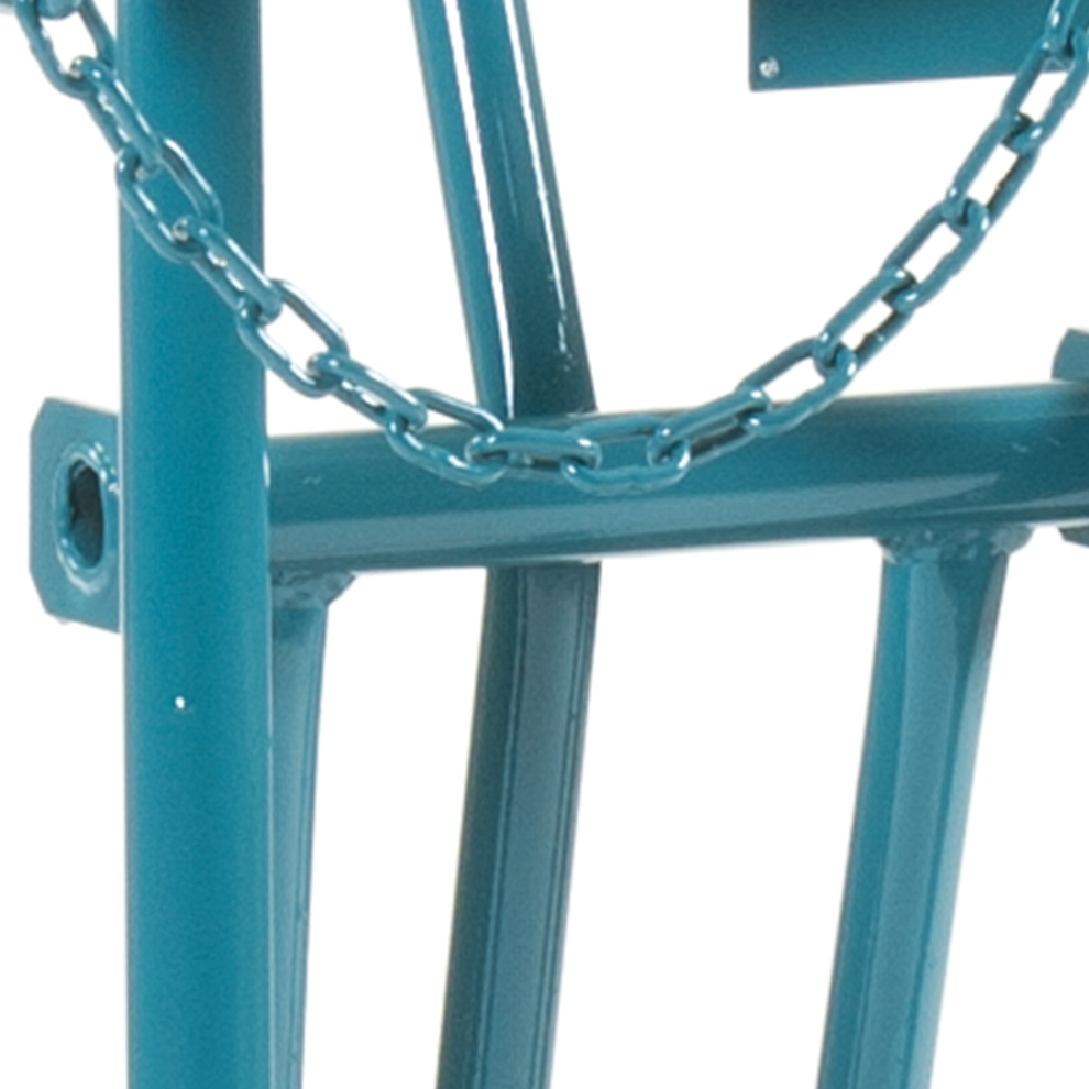 Stahlflaschenwagen, für 2 beladene Flaschen, 1 x 50 l, 1 x 33 l  Propanl