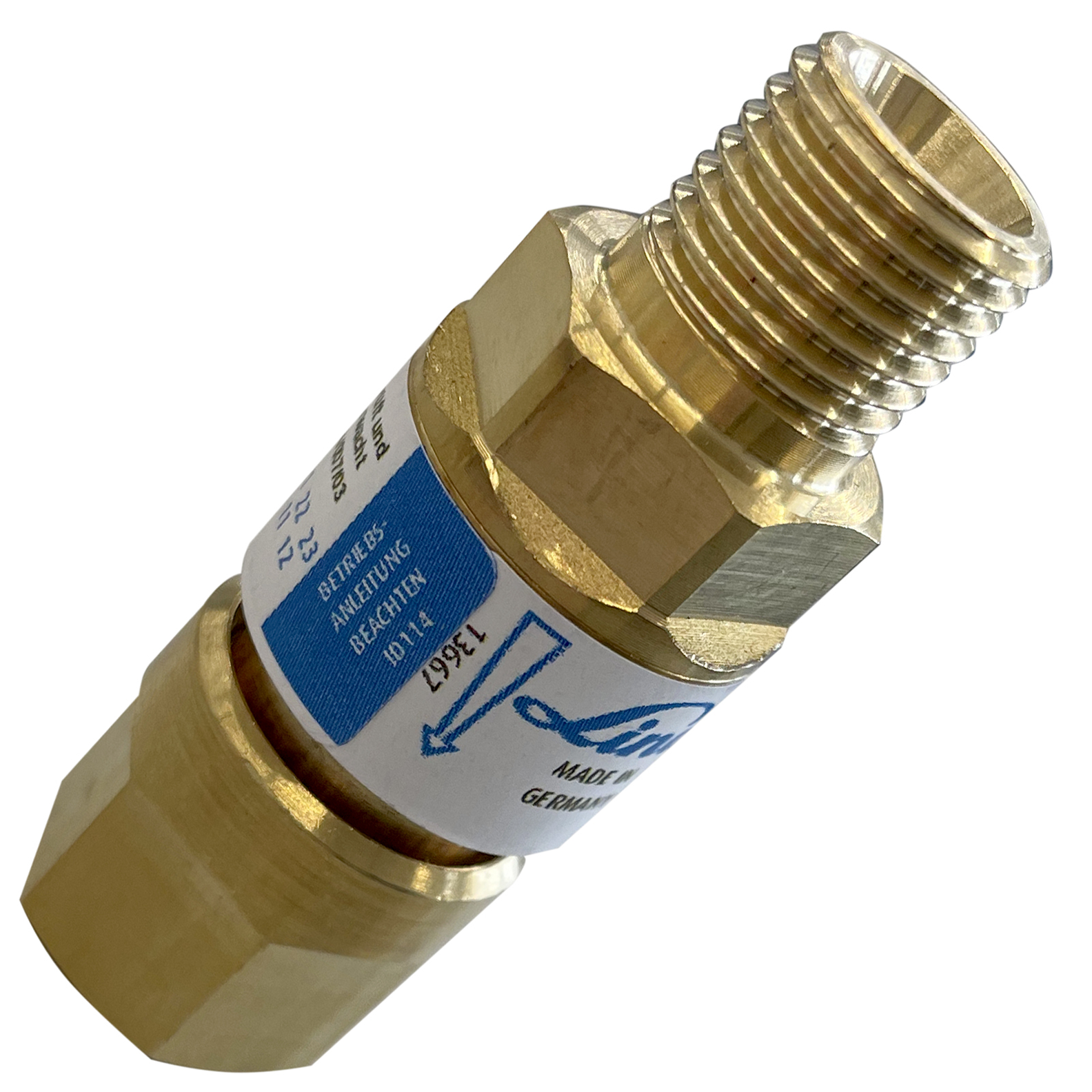 Sicherheitseinrichtung Sauerstoff GG G 1/4 RH