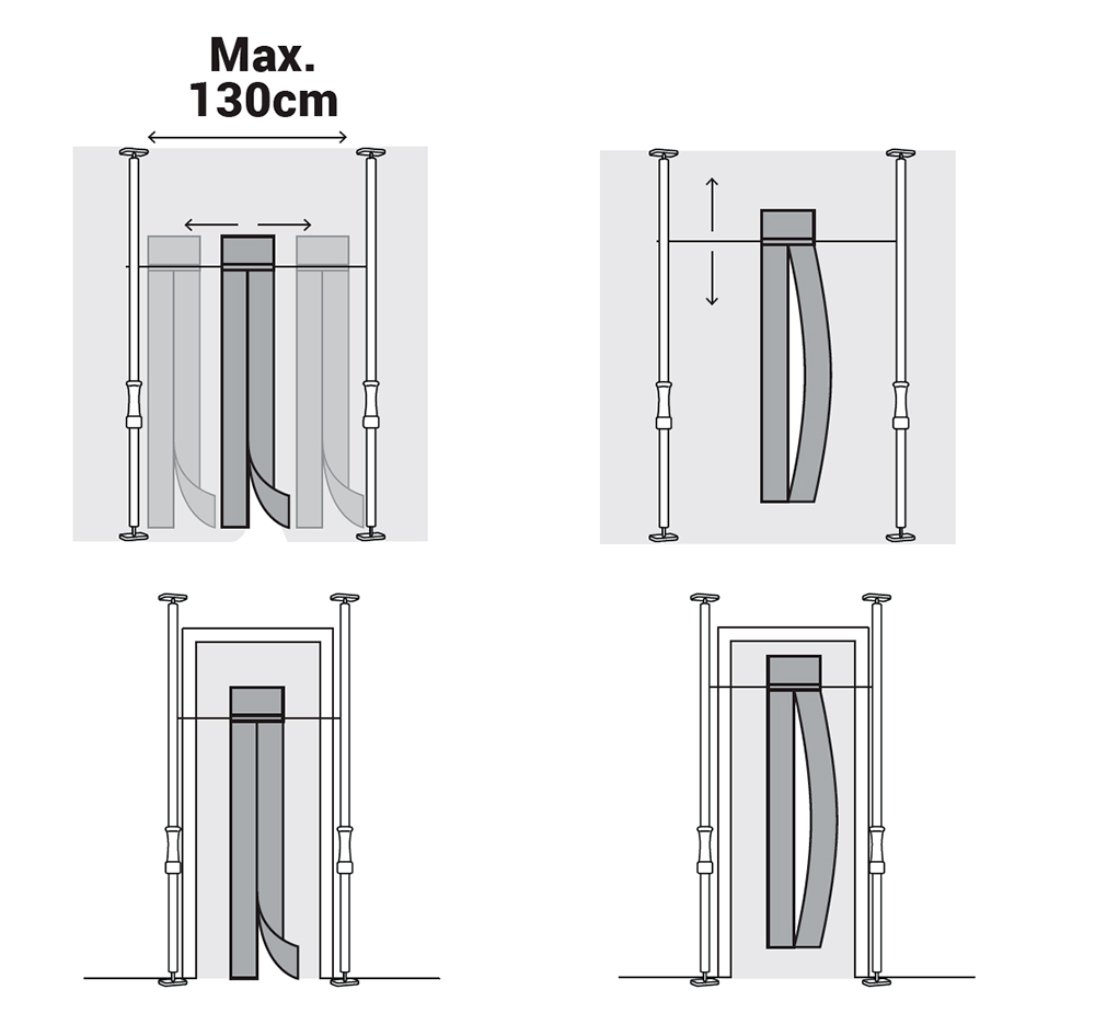 Magnetische Staubschutztür ANTI-STAUB SET