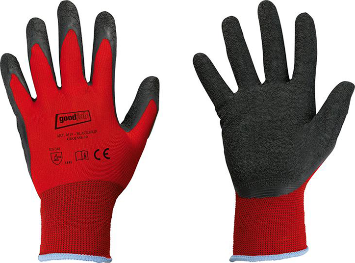 Handschuh BLACK GRIP, Gr. 8