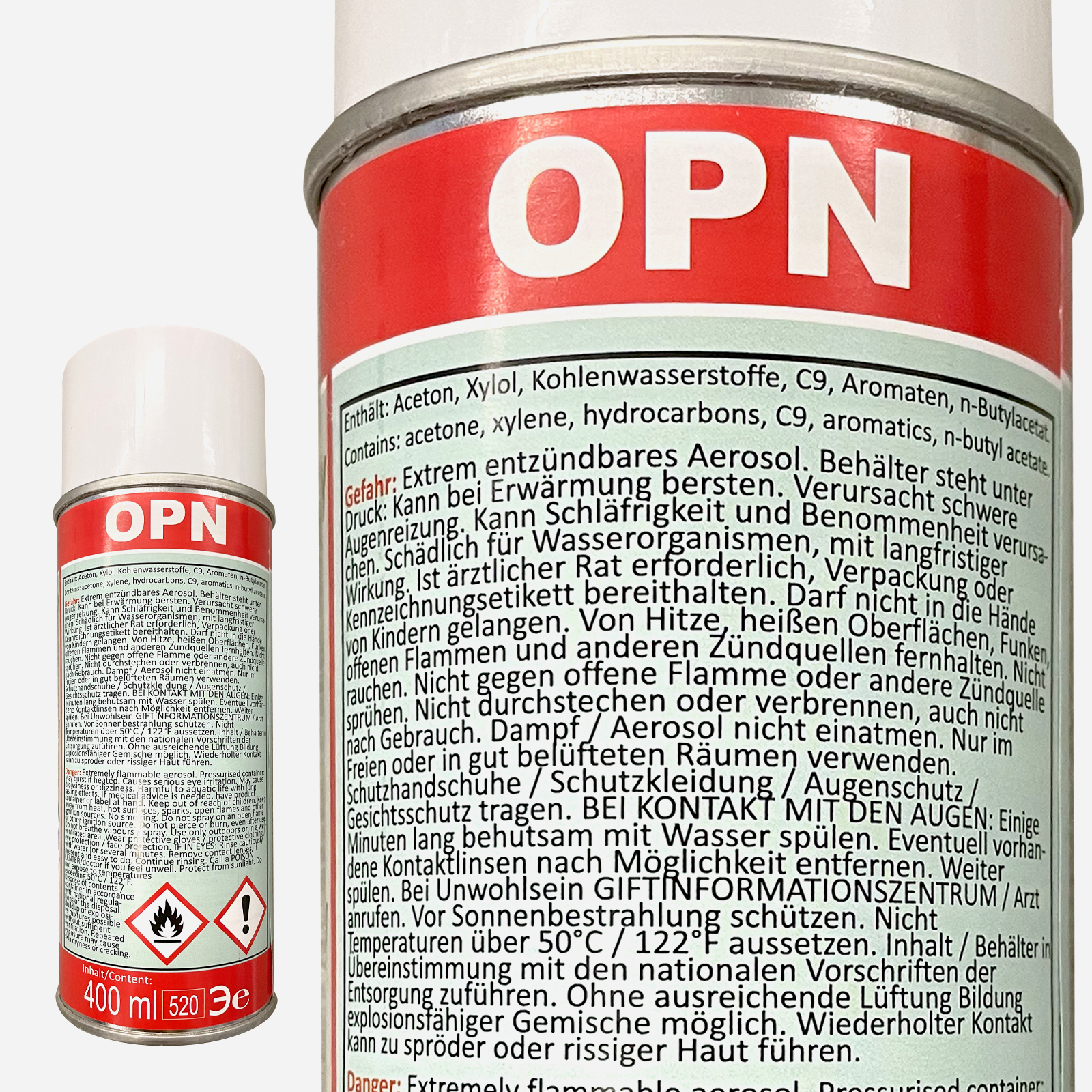 OPN Aluminiumspray hochabriebfest 400 ml