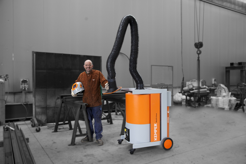 Kemper MaxiFil Clean Absauggerät, Rohrausführung 4 m Arm