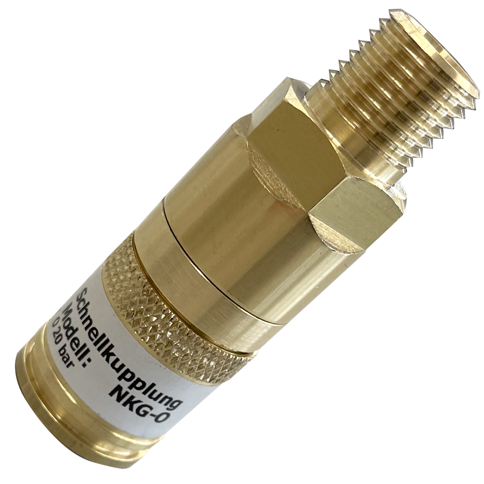 Schlauchkupplung NKG Sauerstoff G 1/4 RH Schlauchkupplung NKG Sauerstoff G 1/4 RH