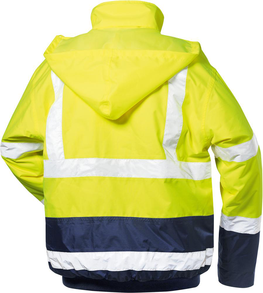 Warnpilotenjacke Axel, Gr. M, gelb/blau