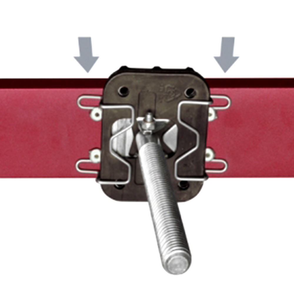 Anti-Rutsch Abstützplatte 6 cm breit 70 cm lang