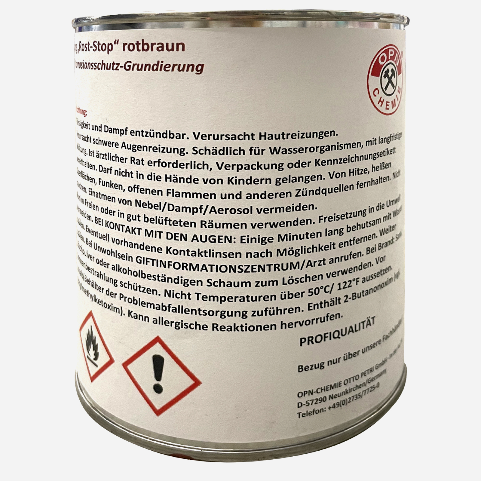 OPN Langzeit-Grundierung Rost-Stop rotbraun 2,5 Liter